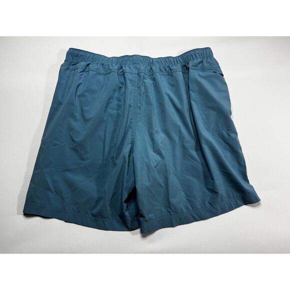 Free Fly Men's Lined Drawstring Elastic Waist Blue 7.5" Breeze Shorts - Size XL - Picture 2 of 3